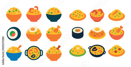 Rice Dish Icons