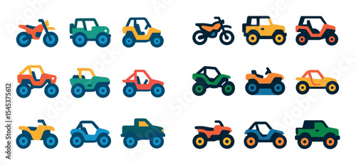Off-Road Vehicle Icons
