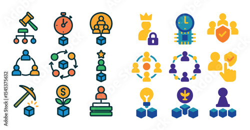 Colorful Consensus Icons