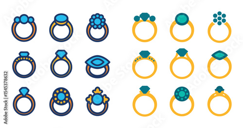 Colorful Engagement Icons