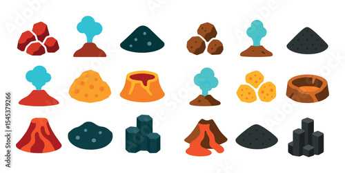 Volcanic Terrain Icons