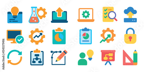 Colorful Process Icons