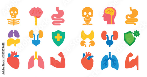 Body Systems Icons