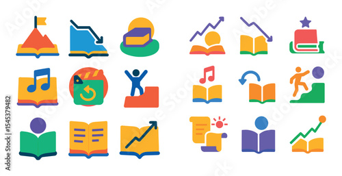 Colorful Chapter Icons