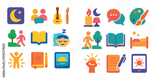 Self-Care Ritual Icons
