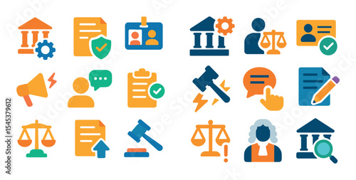 Administrative Law Icons