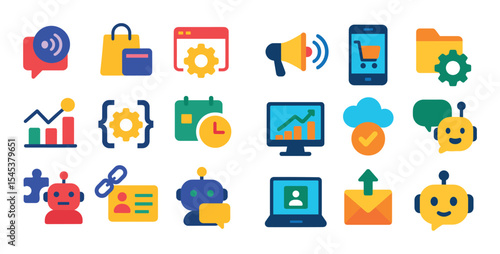 Colorful Tool Integrations Icons