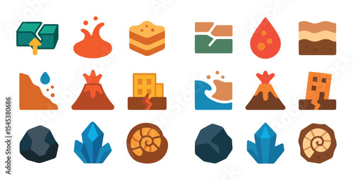 Geology Icon Set