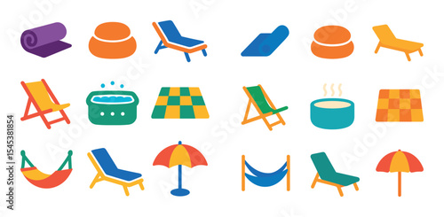 Relaxation Icons Grid