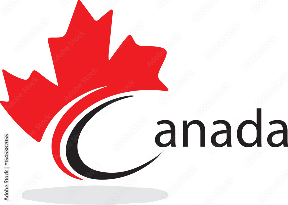 Obraz premium canada flag icon, canada, flag, leaf,made in canada , maple, symbol, icon, illustration, national, button, country, sign, vector, banner, america, design, red, nation, logo, toronto, 3d, north ,busine
