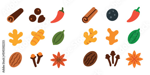 Colorful Spice Icons