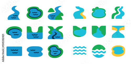Colorful Water Icons
