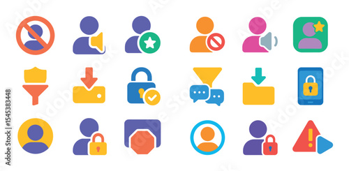 Colorful Privacy Icons