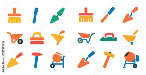 Masonry Tools Icons