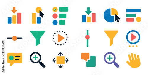 Interactive Features Icons