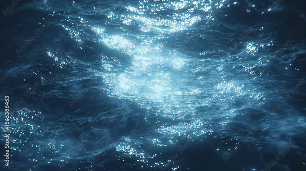 Bright Blue Ocean Surface With Ripples and Sunlight Reflections Captured From Above
Bright Blue Ocean Surface With Ripples and Sunlight Reflections Captured From Above