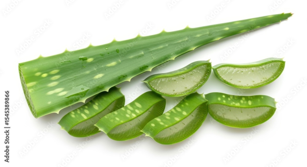 Fresh Aloe Vera Leaf Slices Natural Healing and Beauty Fresh Aloe Vera Leaf Slices Natural Healing and Beauty