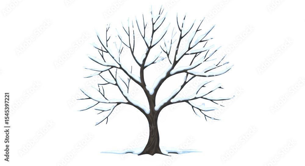 Fototapeta premium vector tree silhouette