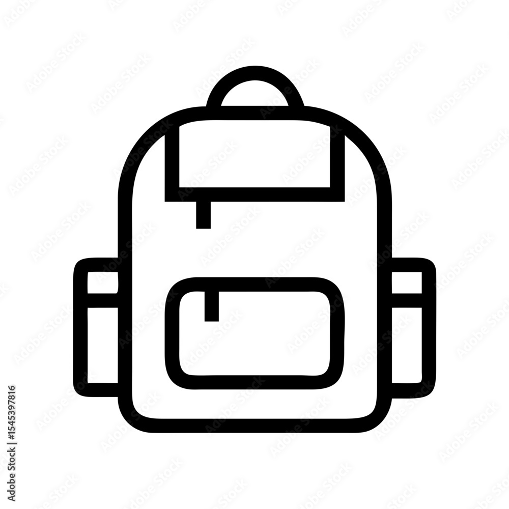 Backpack Pictogram – Travel, School, and Outdoor Gear Symbol
Backpack Pictogram – Travel, School, and Outdoor Gear Symbol