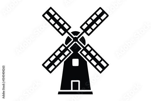 windmill vector icon