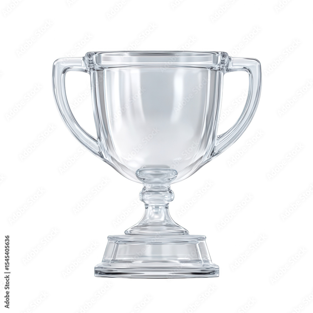 Crystal Clear Trophy Award Winning Success Achievement, isolated on transparent background, perfect cutout, PNG Crystal Clear Trophy Award Winning Success Achievement, isolated on transparent background, perfect cutout, PNG