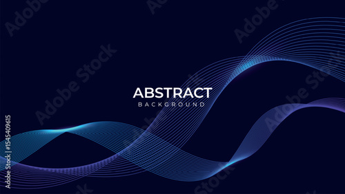 Abstract Background: A visually striking abstract composition of flowing lines and ethereal curves in hues of deep blue and violet, representing motion and energy.