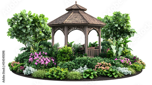 Fototapeta Naklejka Na Ścianę i Meble -  garden with flowers