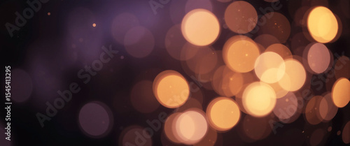 Defocused Christmas and Carnival Lights – Abstract Festive Bokeh Background