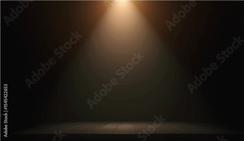 The abstract  Warm top-left spotlight, somber depth, cinematic glow, and delicate light drama are all features of this dark brown gradient.