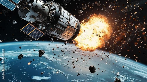 Space explosion