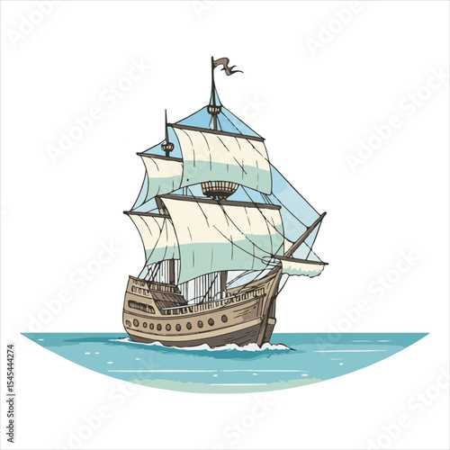 Wallpaper Mural Ship Vector Torontodigital.ca