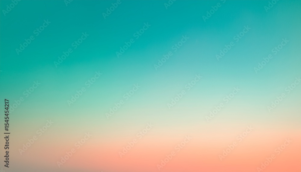 Naklejka premium peach and mint green gradient background soft pastel color blend abstract texture smoo