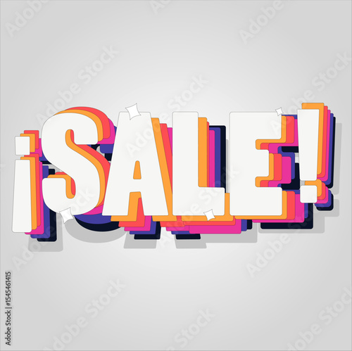 SALE discount rainbow banner 