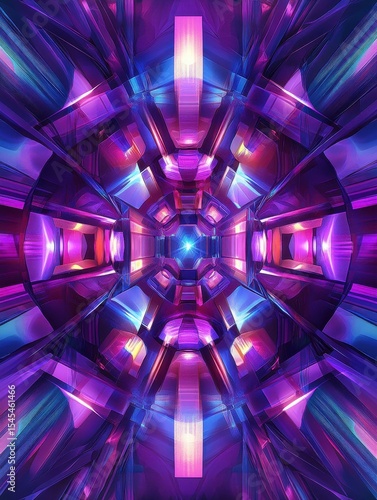 Colorful abstract digital artwork