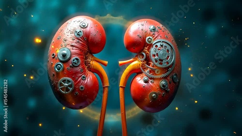 Kidney disease, renal failure, treatment options. Organ health. Ureters transport essential fluids. Filtration rate affects urine output. Nephrons assist metabolic balance.