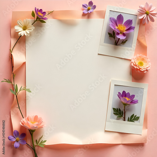 Vintage Collage Instagram Story Background with Paper Texture

