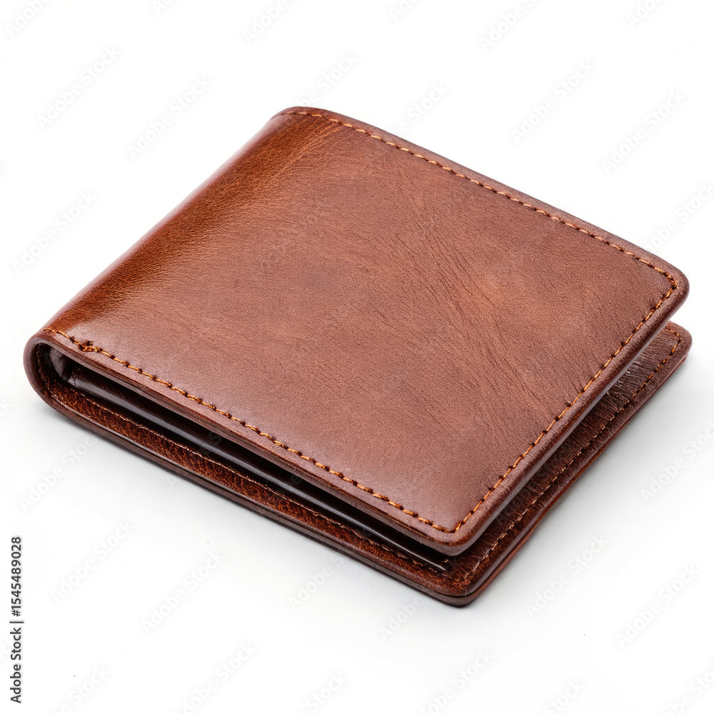 leather wallet isolated on white background leather wallet isolated on white background