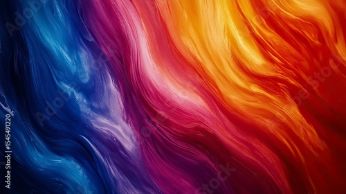 Wallpaper Mural Abstract vibrant color flow Torontodigital.ca