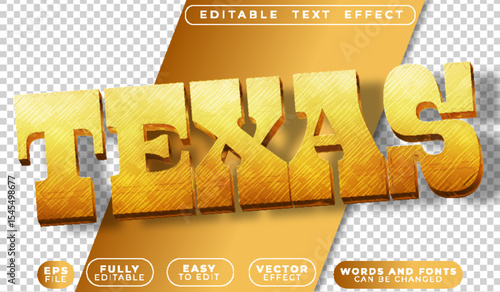  Texas Cowboy Ranch Bandit Fully Editable Vector Text File
