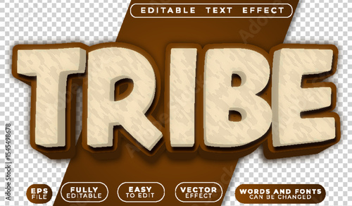  Tribe Cave Stone Age Primitive Fully Editable Vector Text File