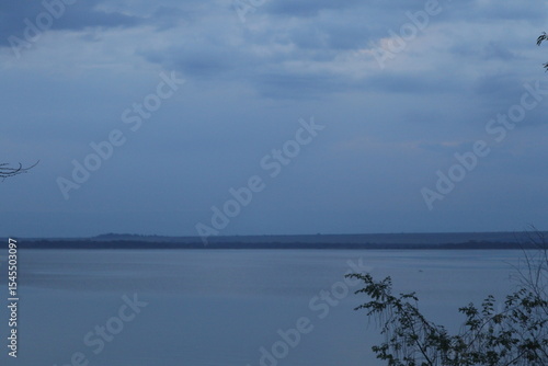 birds flying over the lake Elementaita