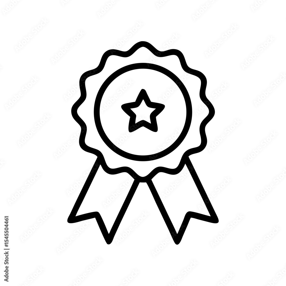 Fototapeta premium Icon of a bowling ball and pins representing the sport