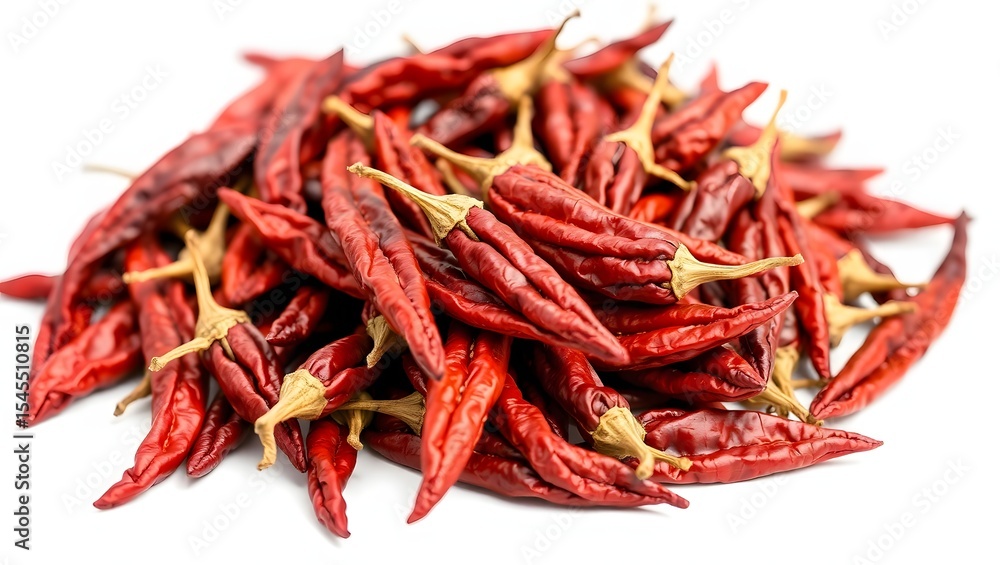 A Close-Up of Dried Red Chili Peppers A Culinary Culture Exploration A Close-Up of Dried Red Chili Peppers A Culinary Culture Exploration
