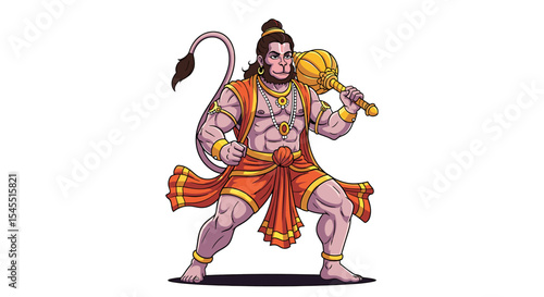 Hindu deity figure illustration