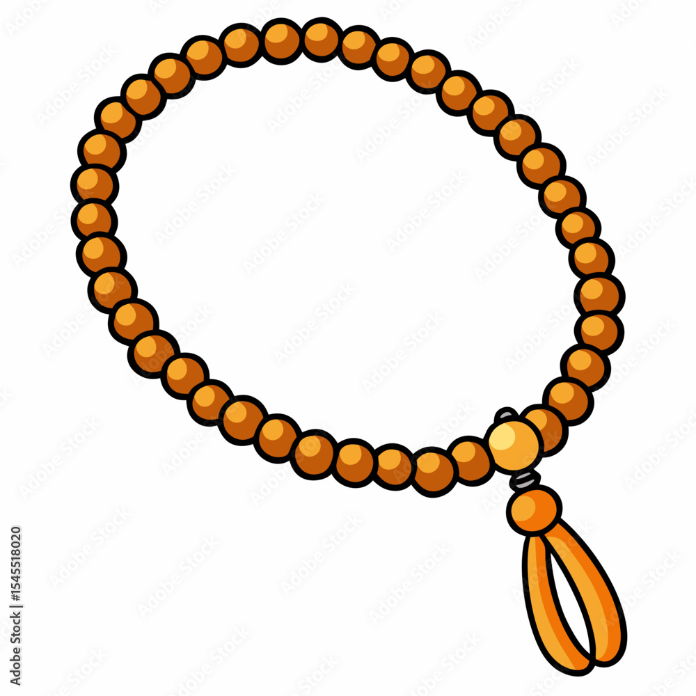 Obraz premium islamic praying beads
