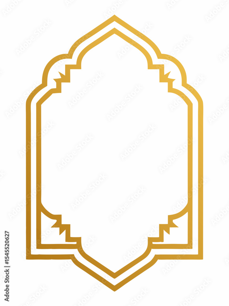elegant islamic geometric frame elegant islamic geometric frame