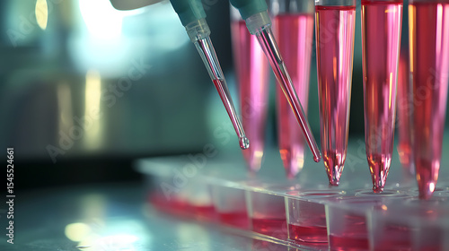 Gene Expression and Regulation Studies and copy space for text
