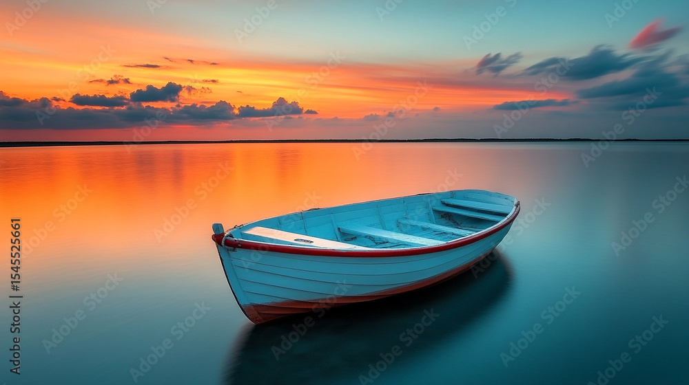 Minimalist scene of a single white boat floating on calm water at dawn. Soft pastel sky reflects on the still surface. Peaceful solitude, early morning light, caption space on the side.
Minimalist scene of a single white boat floating on calm water at dawn. Soft pastel sky reflects on the still surface. Peaceful solitude, early morning light, caption space on the side.