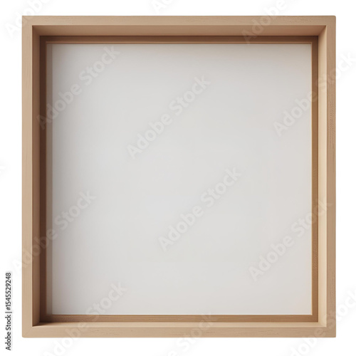 Neutral Wooden Frame: Perfect for Mockups and Presentations