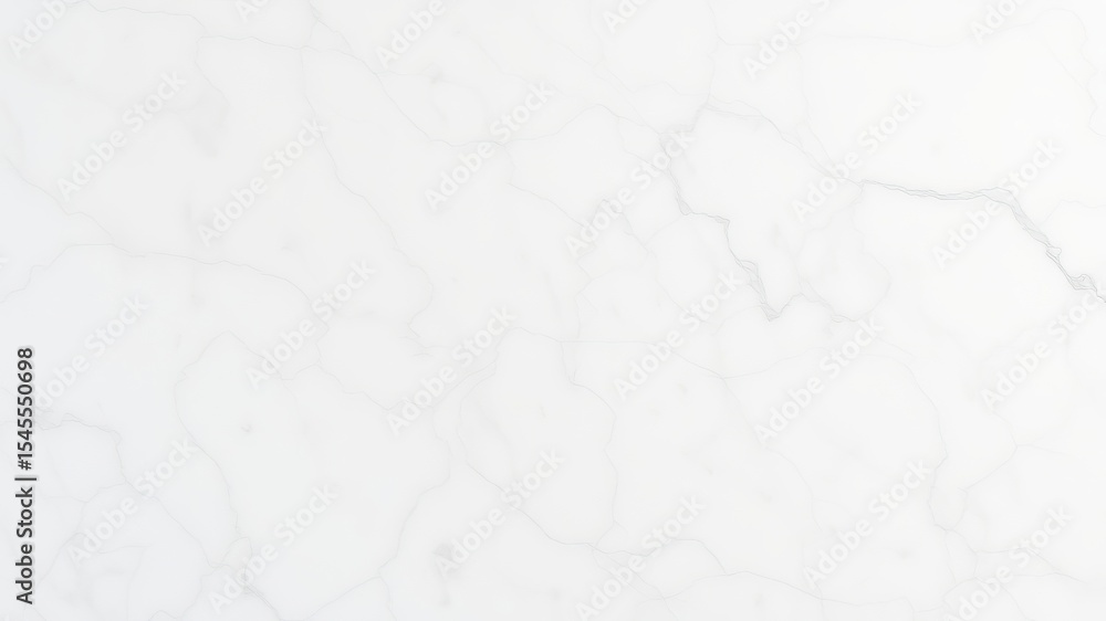 Obraz premium A high-resolution close-up image showcases a pristine white marble texture with delicate grey veining patterns ideal for design backgrounds.
